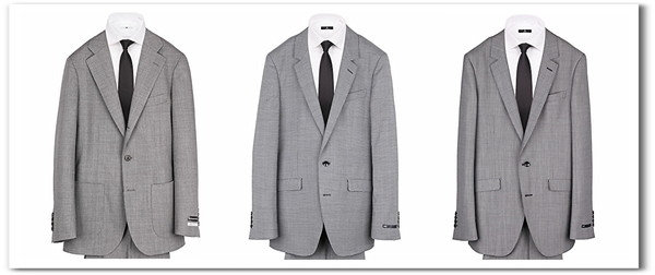 ライトグレースーツ