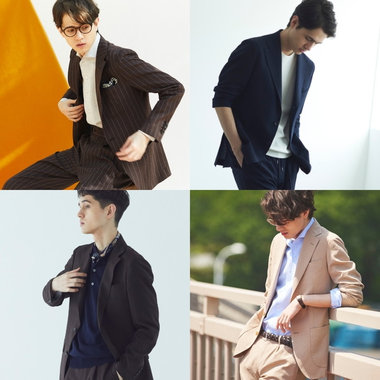 夏のスーツ・ジャケットスタイルの選び方。クールビズコーディネート。