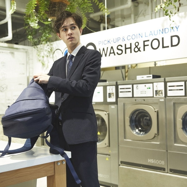 ドットネクタイの着こなしコーディネート例