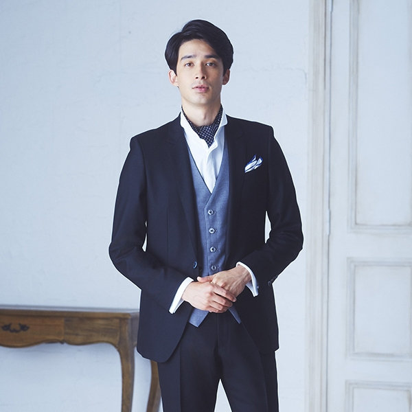 ハイスタンドカラーワイシャツ