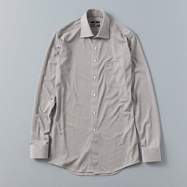 ブラウン/ベージュ系(茶) ワイシャツ
