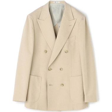 【RBC】【秋冬】6釦2掛けダブルジャケット/ベージュ/パッチポケット