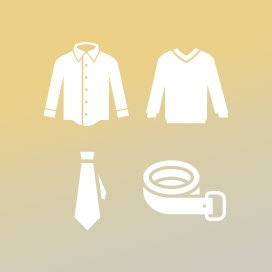 ワイシャツ/ニット/カジュアル/ネクタイ/ベルト