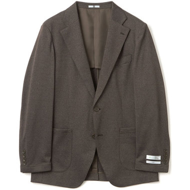 【CLASSICO TAPERED】【春夏】2釦シングルジャケット/ブラウン/パッチポケット/4S SUSTAINABILITY&ECOLOGY FABRIC