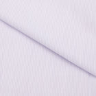 【発送在庫あり】 【形態安定】ボタンダウンワイシャツ/ホワイト×パープルストライプ カラーチップ