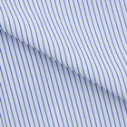 【発送在庫あり】【WEB限定】【BLACK LINE】ボタンダウンワイシャツ/ホワイト×ネイビーストライプ/「4S」スーパーノンアイロン・ストレッチ カラーチップ