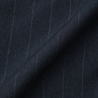 【SLIM TAPERED_2】【秋冬】2釦シングルスリーピーススーツ 0タック/ネイビー×ストライプ/ウエストシャーリング/4S SUSTAINABILITY&ECOLOGY FABRIC/※パンツ裾上げ済仕様 カラーチップ