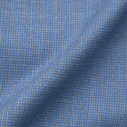 【CLASSICO TAPERED】【春夏】3釦段返りシングルスーツ 2タック/ブルー×ハウンドトゥース/ウエストムーブ/DRAGO lanificio in billa fabric made in italy/※裾上げ必要 カラーチップ