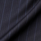 【CLASSICO TAPERED】【秋冬】2釦シングルスーツ 1タック/ネイビー×ストライプ/ウエストムーブ/Ermenegildo Zegna TRAVELLER woven in italy/※裾上げ必要 カラーチップ