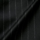 【CLASSICO TAPERED】【秋冬】ピークドラペル2釦スーツ 2タック/ブラック×ストライプ/MARZOTTO/※裾上げ必要 カラーチップ