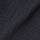 【SLIM TAPERED_2】【春夏】2釦シングルスリーピーススーツ 0タック/ネイビー×チェック/ウエストシャーリング/4S SUSTAINABILITY&ECOLOGY FABRIC/※パンツ裾上げ済仕様 カラーチップ