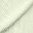 ケーブルハイネックニット/レモングリーン カラーチップ