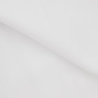 【SILVER LINE】【形態安定】ワイドカラードレスワイシャツ/ホワイト×ブロード(無地) カラーチップ