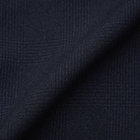 【SLIM TAPERED_2】【秋冬】2釦シングルスリーピーススーツ 0タック/ネイビー×チェック/ウエストシャーリング/4S SUSTAINABILITY&ECOLOGY FABRIC/※パンツ裾上げ済仕様 カラーチップ