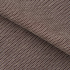 【BLACK LINE】ホリゾンタルワイドワイシャツ/ブラウン×ドビー/「4S」スーパーノンアイロン・ストレッチ カラーチップ