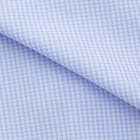 【発送在庫あり】【WEB限定】【BLACK LINE】ワイドカラーワイシャツ/ブルー×ハウンドトゥース/「4S」スーパーノンアイロン・ストレッチ カラーチップ