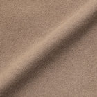 スタンドカラーアシンメトリーコート/モカ カラーチップ