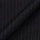 【WIDE PANTS SUIT】【秋冬】ピークドラペル2釦シングルジャケット/ネイビー×ストライプ/NEW ZEALAND WOOL MIX カラーチップ