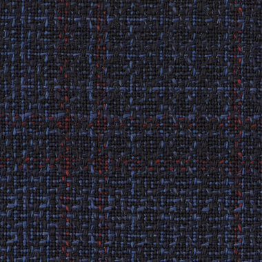 【国内縫製】【WOMEN'S】【パターンオーダー】【RELAX TAPERED】【春夏】スーツ/ネイビー×チェック/MARLANE (WOOL100%)