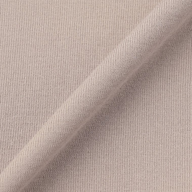 【RBC】【5分袖】コットンブレンドクルーネックニット/ブラウン/「マシンウォッシャブル」「UVカット」「接触冷感」