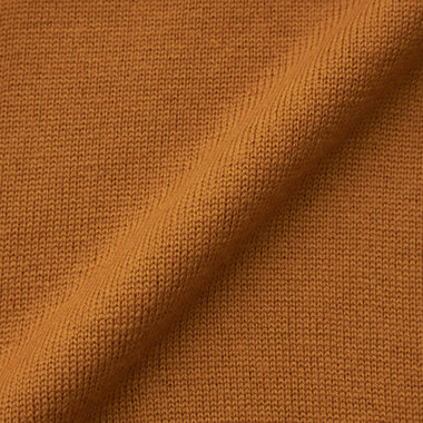 【RBC】【秋冬】ウールモックネックニットセーター/オレンジ/ZEGNA BARUFFA/マシンウォッシャブル