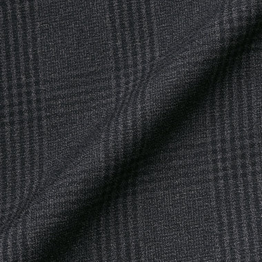 【CLASSICO TAPERED】【秋冬】2釦シングルスリーピーススーツ 1タックテーパードパンツ/グレー×チェック/ウエストムーブ/4S SUSTAINABILITY&ECOLOGY FABRIC/※パンツ裾上げ済仕様