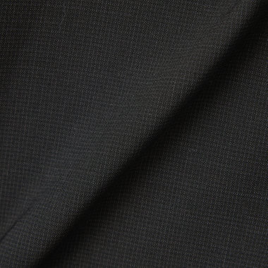 【SLIM TAPERED_2】【春夏】リバーシブルジレ(ベスト)/ブラック×マイクロチェック＆ネイビー×ヘアラインストライプ/4S SUSTAINABILITY&ECOLOGY FABRIC