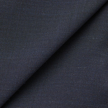 【BLACK LINE】【春夏】1タックワイドシルエットパンツ/ネイビー×サイロフィル/NEW ZEALAND WOOL MIX Super100’s/※裾上げ必要