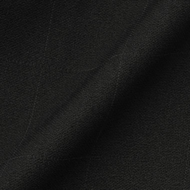 【CLASSICO TAPERED】【春夏】2釦シングルスリーピーススーツ 1タックテーパードパンツ/ブラック×ウィンドペン/ウエストムーブ/4S SUSTAINABILITY&ECOLOGY FABRIC/※パンツ裾上げ済仕様