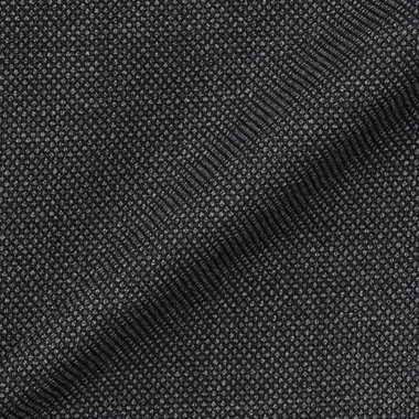 【SLIM TAPERED_2】【秋冬】2釦シングルスーツ 0タック/グレー×バーズアイ/ウエストシャーリング/4S SUSTAINABILITY&ECOLOGY FABRIC/※パンツ裾上げ済仕様