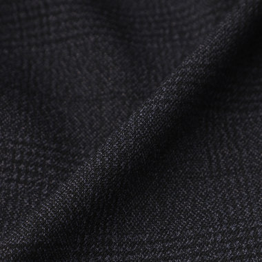 【SLIM TAPERED】【秋冬】2釦シングルスリーピーススーツ 0タック/ネイビー×グレンチェック /ウエストムーブ/4S TAKE OUT SUITS / ※パンツ裾上げ済仕様