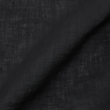 リネンポケットチーフ/ブラック