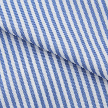 【発送在庫あり】【WEB限定】【BLACK LINE】ホリゾンタルワイドワイシャツ/ネイビー＆ホワイト×ストライプ/「4S」スーパーノンアイロン・ストレッチ