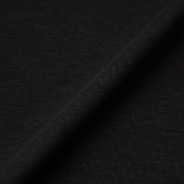 【RBC/五分袖】プレミアムコットンTシャツ / モックネック / ブラック
