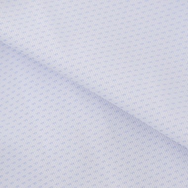 【発送在庫あり】【BLACK LINE】ワイドカラーワイシャツ/サックス×刺し子柄/「4S」スーパーノンアイロン・ストレッチ