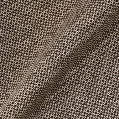 【5DAYS CLOSET】【RBC】【春夏】1タックテーパードパンツ/ブラウン×ハウンドトゥース/ウエストムーブ仕様/4S SUSTAINABILITY&ECOLOGY FABRIC/※裾上げ必要