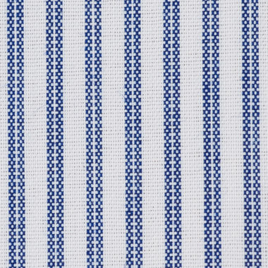 【国内縫製】【パターンオーダー】【形態安定】ワイシャツ/ホワイト×ネイビーストライプ/吸水速乾/接触冷感(POLYESTER75%/COTTON25%/)