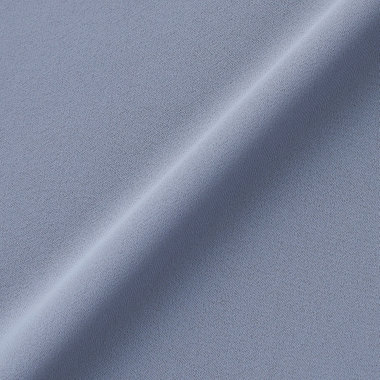 【SILVER LINE /長袖】フリルスカーフタイカットソー / ブルー /  ウォッシャブル  フロントホック UV加工 静電気防止  防シワ ストレッチ