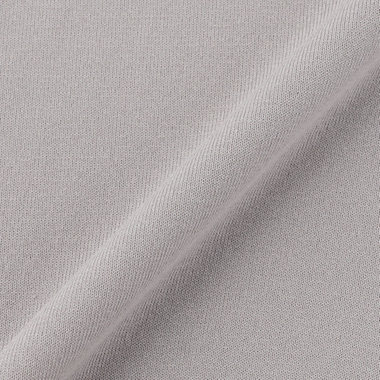  【RBC】コットンブレンドモックネックニット/グレー/マシンウォッシャブル/「UVカット」「接触冷感」