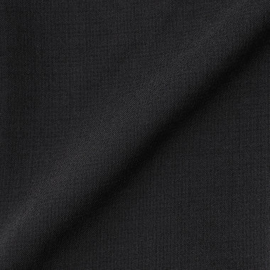 【SLIM TAPERED】【春夏】0タックテーパードパンツ/ブラック×スラブ/ウエストムーブ/4S SUSTAINABILITY&ECOLOGY FABRIC「ウォッシャブル」「ストレッチ」/※裾直し必要