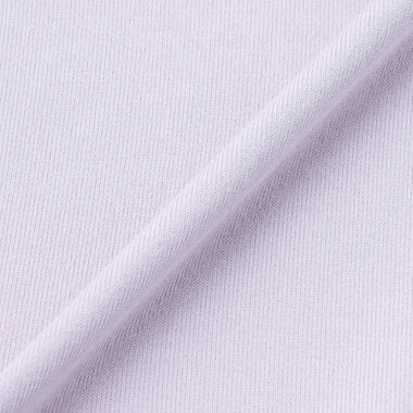 【RBC】【5分袖】コットンブレンドクルーネックニット/パープル/「マシンウォッシャブル」「UVカット」「接触冷感」
