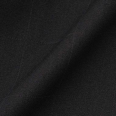 【CLASSICO TAPERED】【春夏】2釦シングルスリーピーススーツ 1タックテーパードパンツ/ブラック×ウィンドペン/ウエストムーブ/4S SUSTAINABILITY&ECOLOGY FABRIC/※パンツ裾上げ済仕様