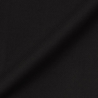 【SLIM TAPERED_2】【秋冬】2釦シングルスーツ 0タック/ブラック×バーズアイ/ウエストシャーリング/4S SUSTAINABILITY&ECOLOGY FABRIC/※パンツ裾上げ済仕様