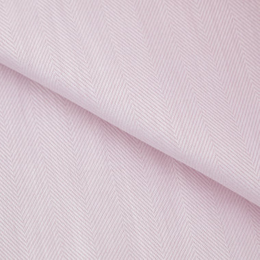 【BLACK LINE】【形態安定】ワイドカラードレスワイシャツ/ピンク×ドビー