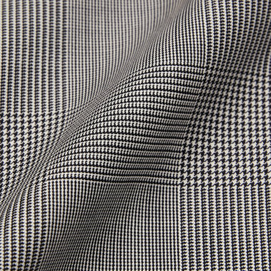 【Take.it.easy】【秋冬】2タックワイドパンツ/グレンチェック/CANONICO 1663 fabric made in italy/※裾上げ必要