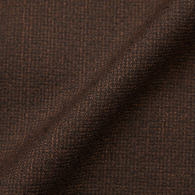 【CLASSICO TAPERED】【春夏】3釦段返りシングルスーツ 2タック/ブラウン/パッチポケット/ウエストムーブ/MARZOTTO/※裾上げ必要