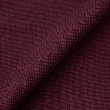 【RBC】【秋冬】ウール100%ニットカーディガン/レッド/ZEGNA BARUFFA/マシンウォッシャブル