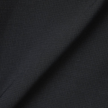 【SLIM TAPERED_2】【春夏】リバーシブルジレ(ベスト)/ブラック×マイクロチェック＆ネイビー×ヘアラインストライプ/4S SUSTAINABILITY&ECOLOGY FABRIC
