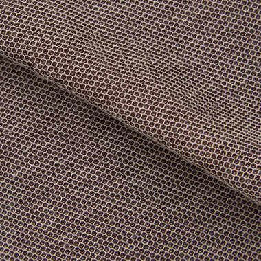 【BLACK LINE】ホリゾンタルワイドワイシャツ/ブラウン×ドビー/「4S」スーパーノンアイロン・ストレッチ