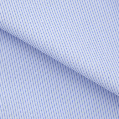 【発送在庫あり】【WEB限定】【BLACK LINE】ボタンダウンワイシャツ/ホワイト×ブルーストライプ/「4S」スーパーノンアイロン・ストレッチ